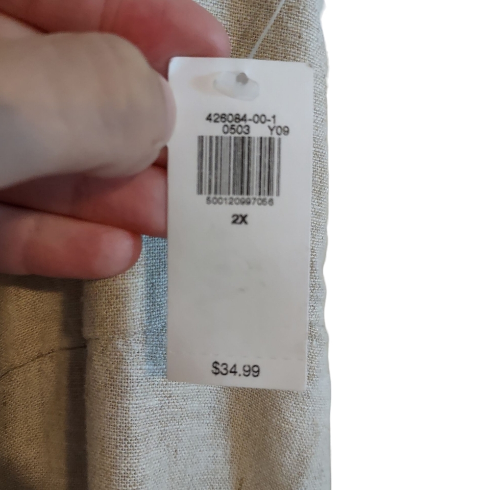 Old Navy Fit & Flare Linen Blend Mini Dress NWT - Picture 4 of 16